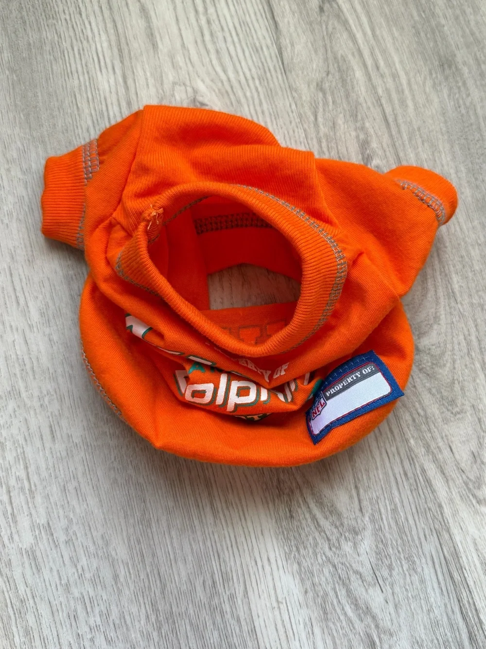Miami Dolphins - NFL Orange Pet/Puppy Dog Shirt with Team Logo - size XS
